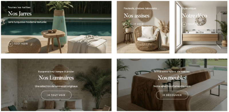 DÉCO BOHÈME : Création site e-commerce WordPress pour une marque de décoration bohème 2 Création site e-commerce Déco Bohème, site de décoration Balinaise.